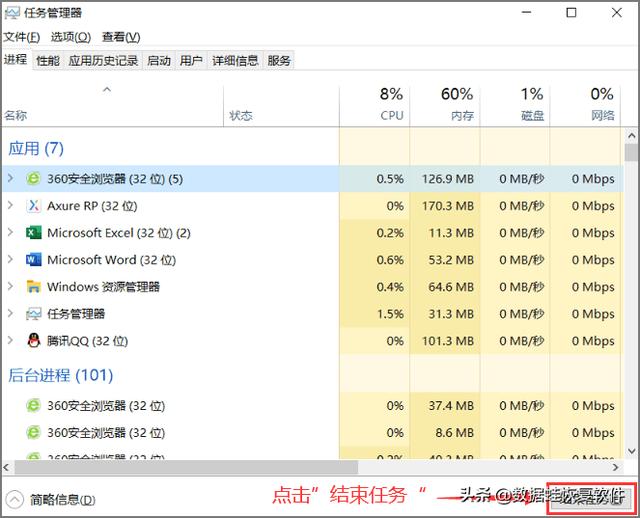 電腦的任務管理器快捷鍵是什么（怎么結束電腦程序運行）(3)
