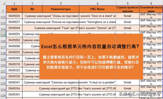 excel怎么設(shè)置行高自動(dòng)適應(yīng)（excel自動(dòng)調(diào)整行高的設(shè)置方法）(1)