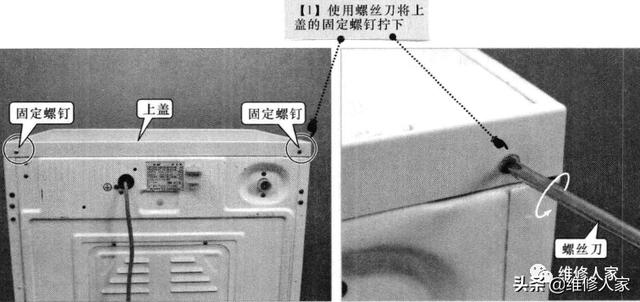 滾筒洗衣機(jī)拆卸教程圖文（滾筒洗衣機(jī)怎么拆）(1)