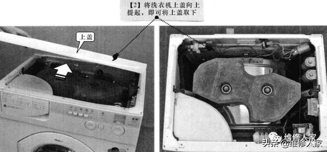滾筒洗衣機(jī)拆卸教程圖文（滾筒洗衣機(jī)怎么拆）(2)